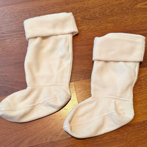 Hunter | Kids’ First Classic Rainboot | Pink | Fleece Boot Liner | Off White - Picture 6 of 8